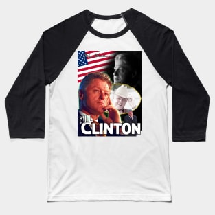 Bill Clinton 42nd president Gangsta rap band bootleg Baseball T-Shirt